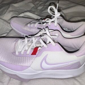 Nike Women's Lavender and White Sneakers